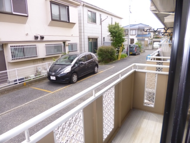 セジュール大柏のバルコニー