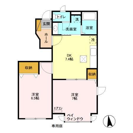 サンライズⅢの間取り