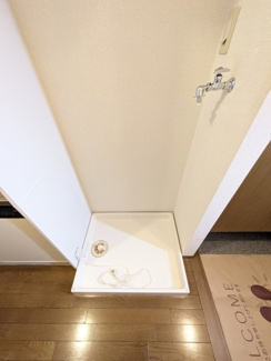 ★防水パン付き室内洗濯機置場★