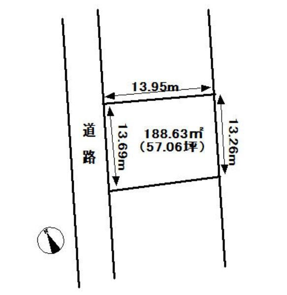 橋本市城山台３丁目土地の土地図