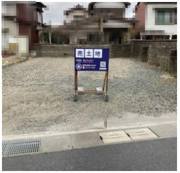 米子市三本松3丁目　土地の前面道路含む現地写真