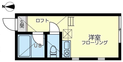 ユナイト 殿町セニョール・ド・ボンフィンの間取り|殿町セニョール・ド・ボンフィン