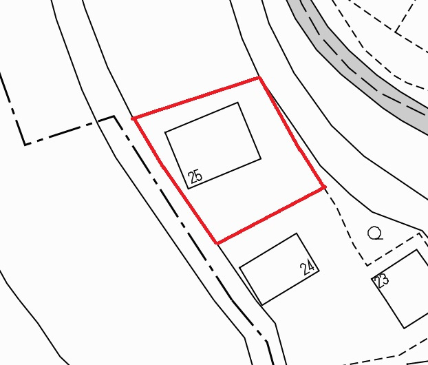 天花　売土地の土地図
