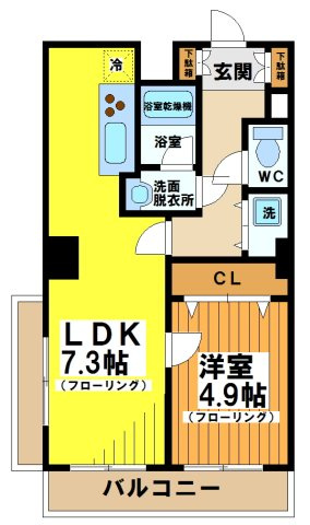 【間取り】 | KDXレジデンス幡ヶ谷