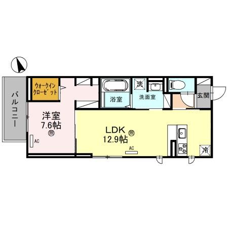 D-Place安田の間取り
