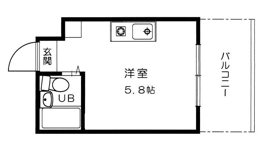 Calm西原の間取り|Calm西原602　1R  