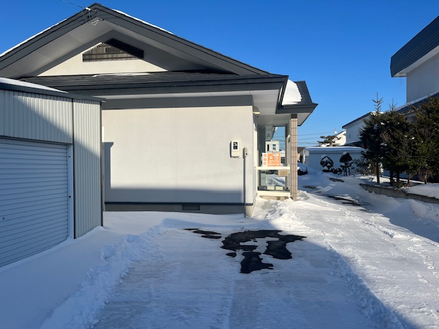 網走市潮見2丁目7-23売家の駐車場