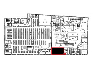 草津市大路１丁目の店舗一部の区画図