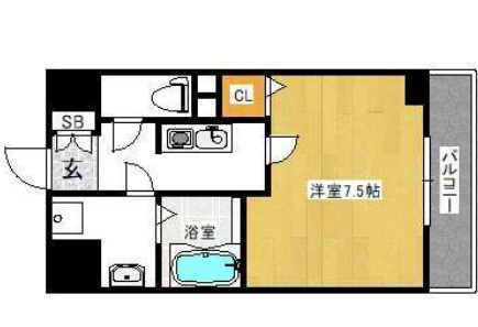 プラディオ徳庵セレニテの間取り