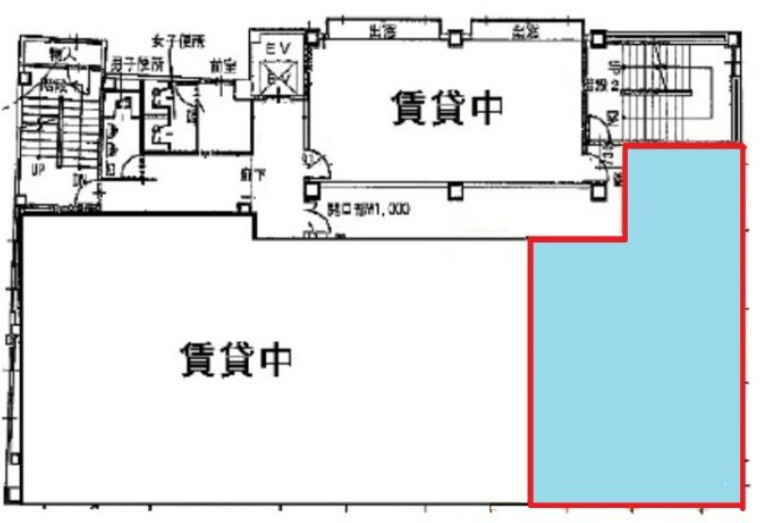 大津市大萱１丁目の店舗事務所の間取り