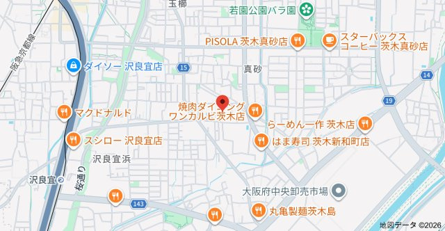 サンビレッヂ新和B棟の地図