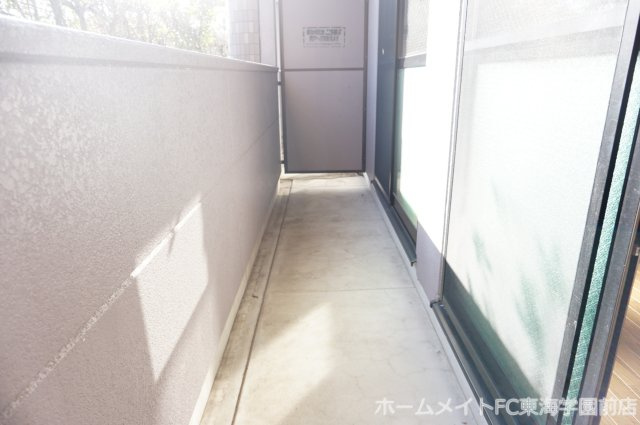 菊池郡菊陽町大字津久礼のアパートのバルコニー