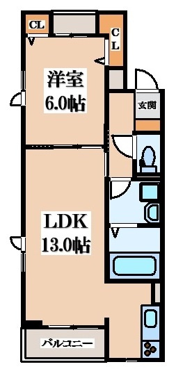 【間取り】 | クレール・ド・ルナ