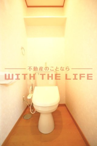 ドリームハウスⅢ【キャッシュバック対象物件】のトイレ|シンプルで使いやすいトイレです