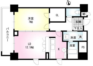 【間取り】 | ノース清水 | 間取り図