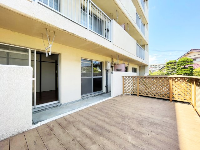 パルティーレ八万町のバルコニー