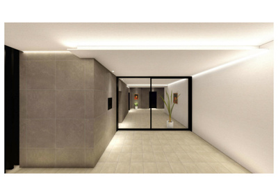 【エントランス】 | エンデバー登戸 | ※建物パース※共用エントランスは不審者の侵入を未然に防ぐオートロック付き！防犯対策充実しています◎