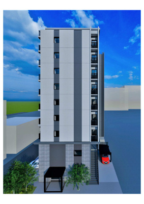 【その他共用部分】 | エンデバー登戸 | ※外観パース※敷地内ごみ置き場があるのでごみ出しもらくらく～♪忙しい社会人さんや主婦さんにもうってつけ！