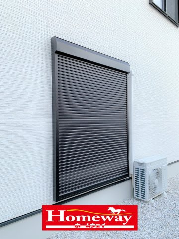 【設備】 | 新川小学校に通える新築戸建　宇部市西本町一丁目　ファーストホーム | シャッター雨戸も標準装備