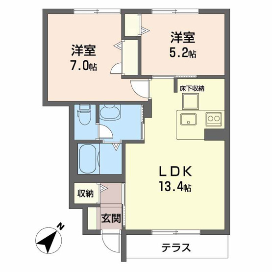 【間取り】 | シャーメゾン泉陽Ａ棟