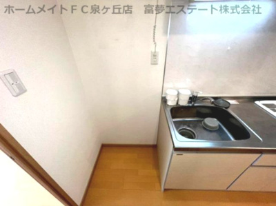 【その他】 | Feliz高石 | 冷蔵庫スペース
※イメージ　同物件別号室の写真