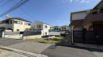 【前面道路含む現地写真】 | 神戸市須磨区天神町1丁目　土地分譲　建築条件なし