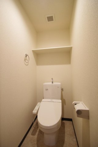 熊本市南区田井島２丁目の賃貸マンションのトイレ