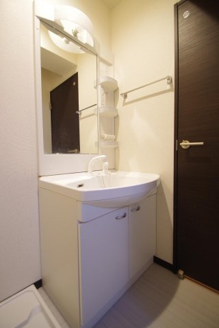 熊本市南区田井島２丁目の賃貸マンションの独立洗面台