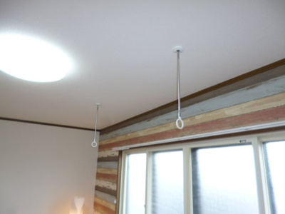 【設備】 | レトワール | 洗濯物干し※同タイプのお部屋です。