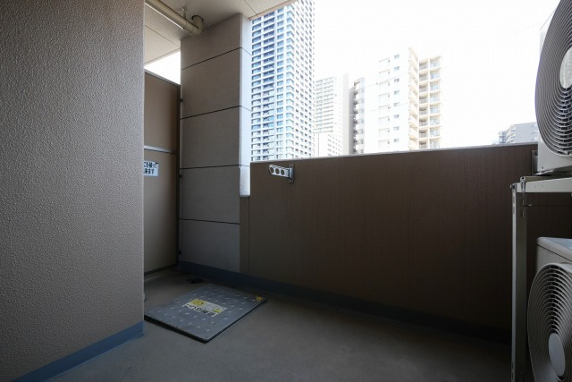 グレンパーク梅田北のバルコニー