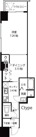 【間取り】 | ソル・ド・中呉服 | 現況優先。