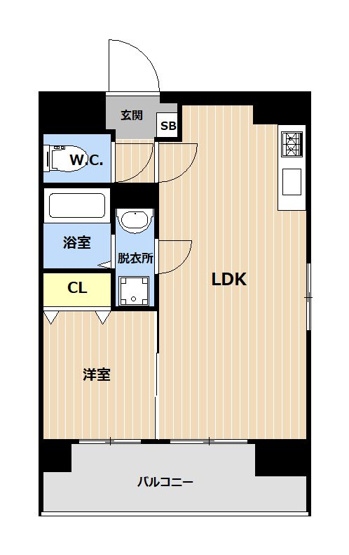 【間取り】 | LIBTH千代 | 現況優先。
