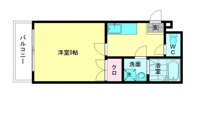 【間取り】 | リブレア博多駅 A | 現況優先。