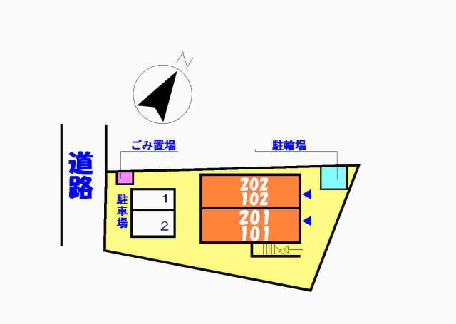 シャロル白山の駐車場|駐車場