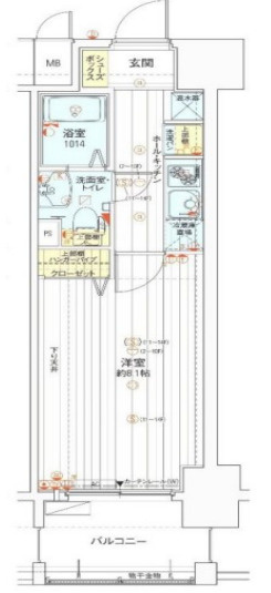 【間取り】 | アドバンス三宮4ルシール