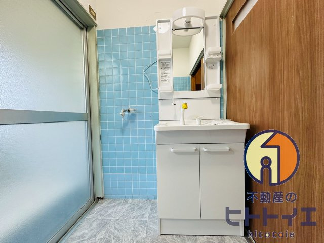 水田貸家の独立洗面台