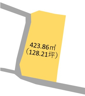 海南市大野中・土地・56819の区画図