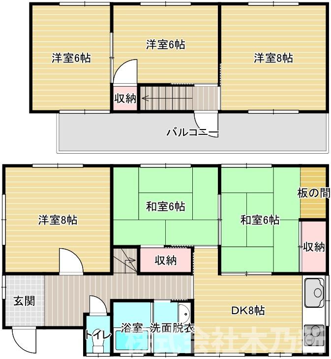 新横島売家の間取り