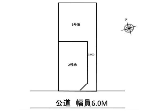 FelidiaGarden恒久南3丁目 （1号棟）の区画図|配置図（1号棟）