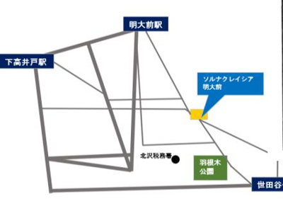【地図】 | ソルナクレイシア明大前