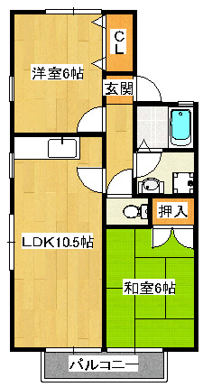 リヴィエールⅡの間取り
