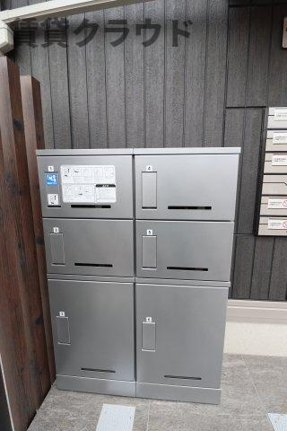 アメニティ本千葉のロビー|宅配ボックスがあると、自分の時間を有効活用できますね！