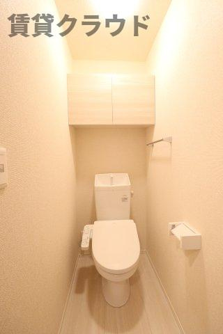 アメニティ本千葉のトイレ|落ち着いたトイレです