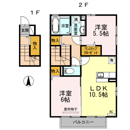 グリーンカトレアⅡの間取り