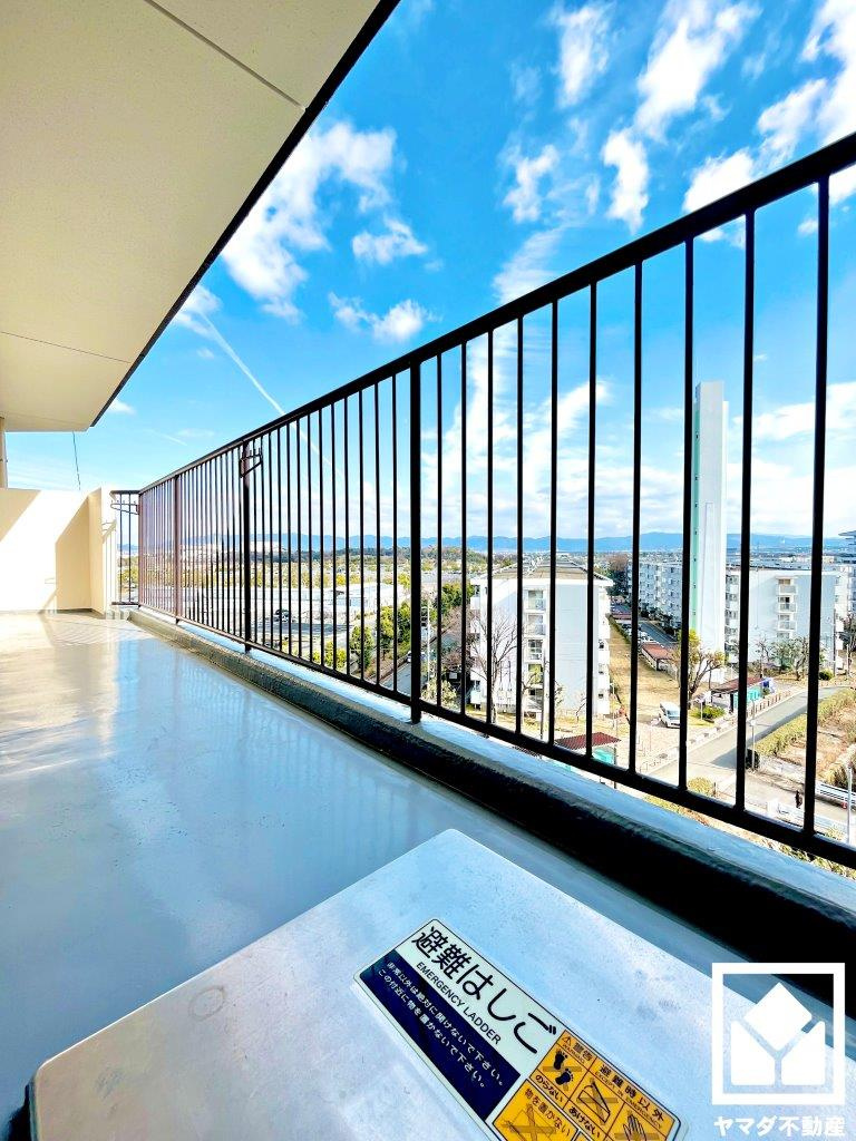 セントラルハイツ淀　中古マンションのバルコニー