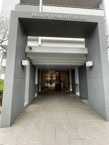 レジオン大阪城公園のエントランス