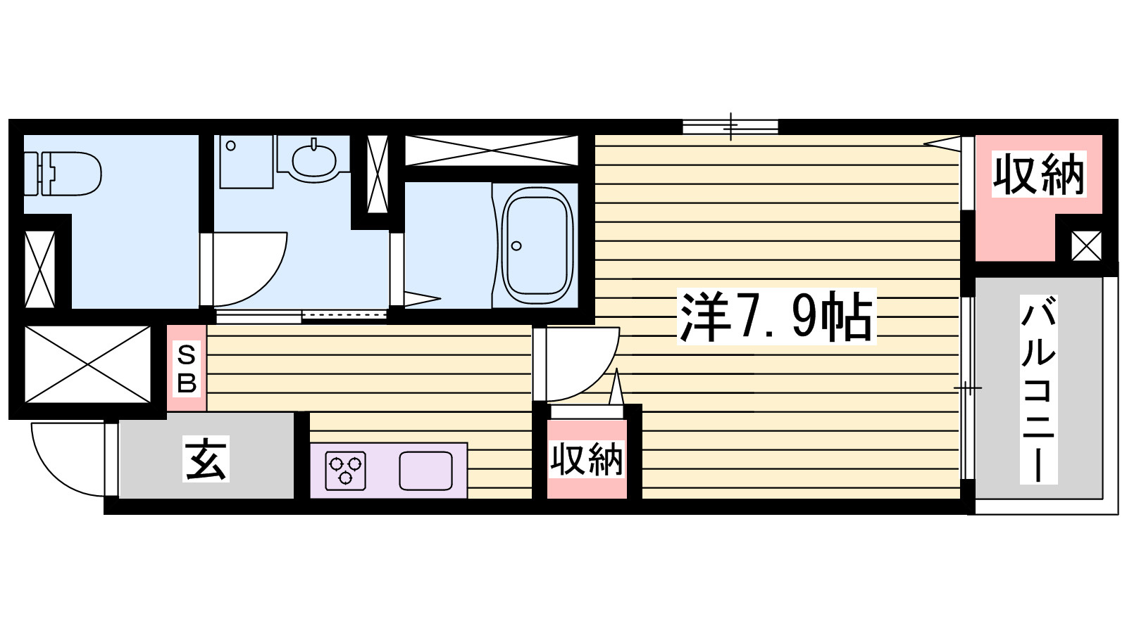 Ａｍｅｎｉｔｙ　Ｗｅｓｔの間取り