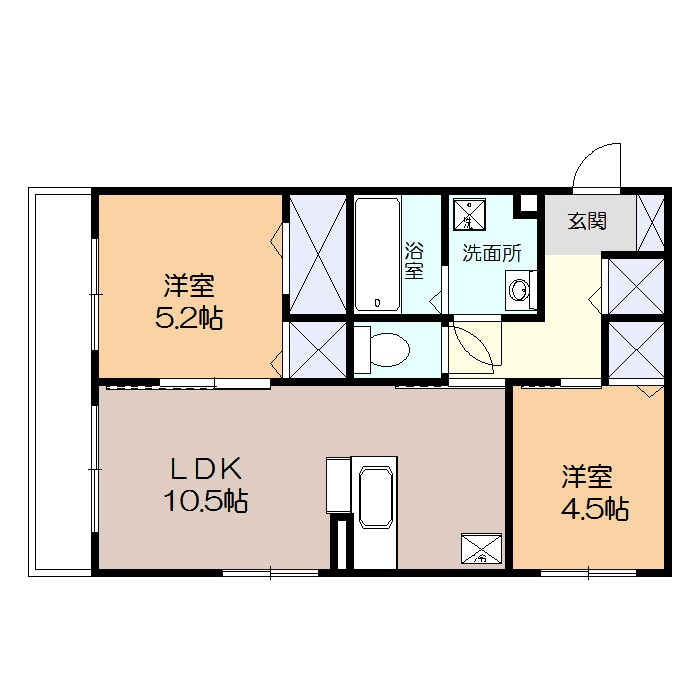 ラズベリーの間取り