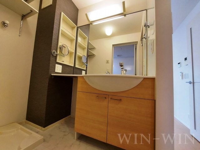 アゼリア A棟の独立洗面台