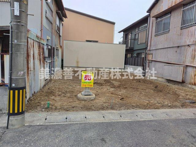 ６２５３５　岐阜市長良白妙町土地の外観